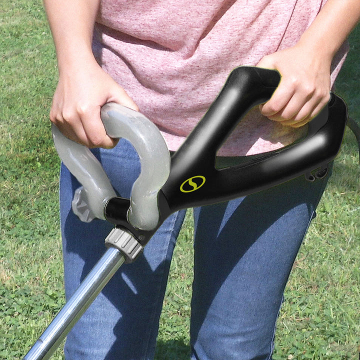 Sun Joe Electric Garden Cultivator with 2.5 Amp Motor and Steel Blades, Green