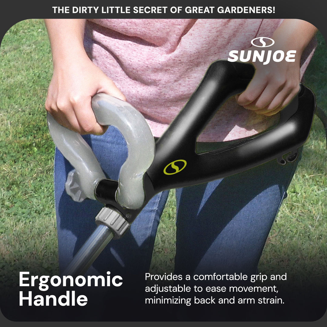 Sun Joe Electric Garden Cultivator with 2.5 Amp Motor and Steel Blades (Used)