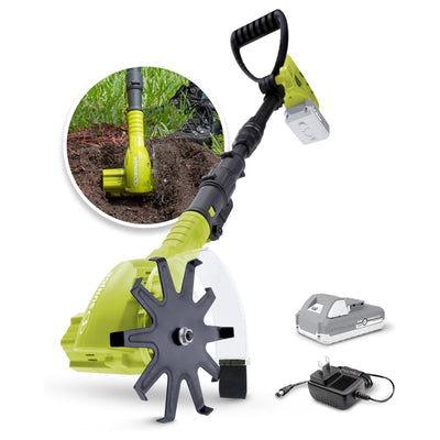 Sun Joe 24 Volt Cordless Telescoping Cultivator/Weeder with 250W Motor(Open Box)
