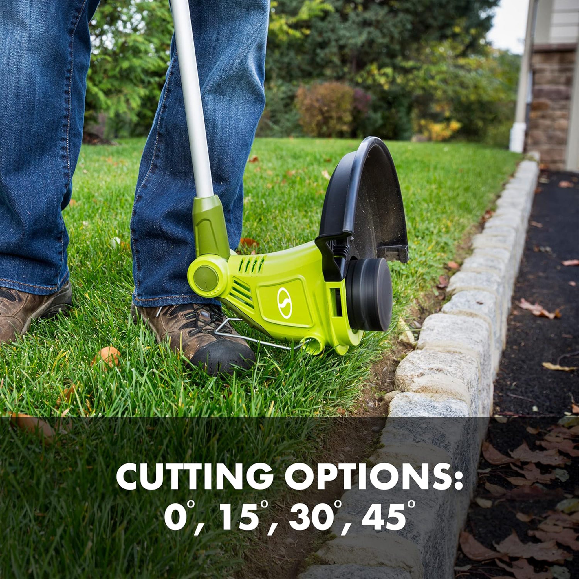Sun Joe Electric Grass Trimmer and Edger with Telescoping Pole, TRJ13STE (Used)