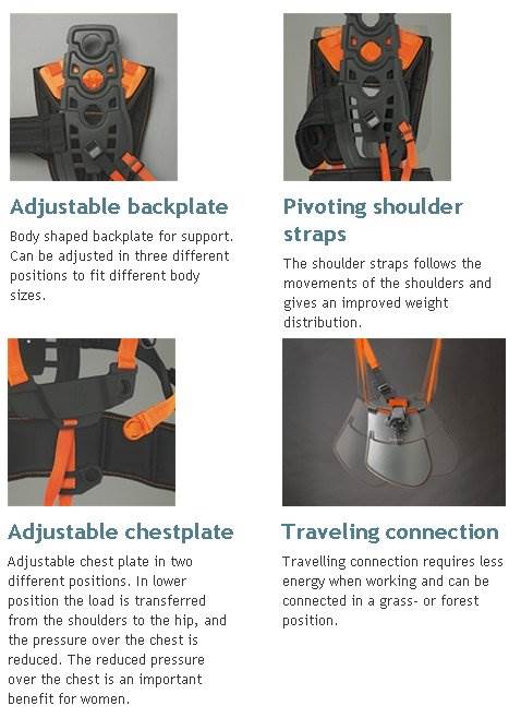 Husqvarna 523048201 Balance XT Trimmer Professional Brushcutter Harness
