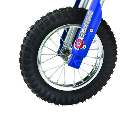 Razor MX350 Dirt Rocket 24V Electric Toy Dirt Bike and Full Face Helmet, Blue