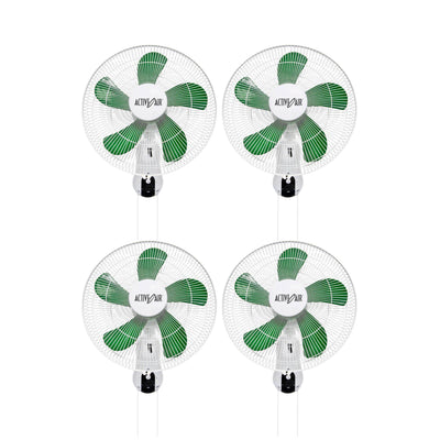 Active Air ACF16 16in 3-Speed Mountable Oscillating Hydroponic Grow Fan (4 Pack)