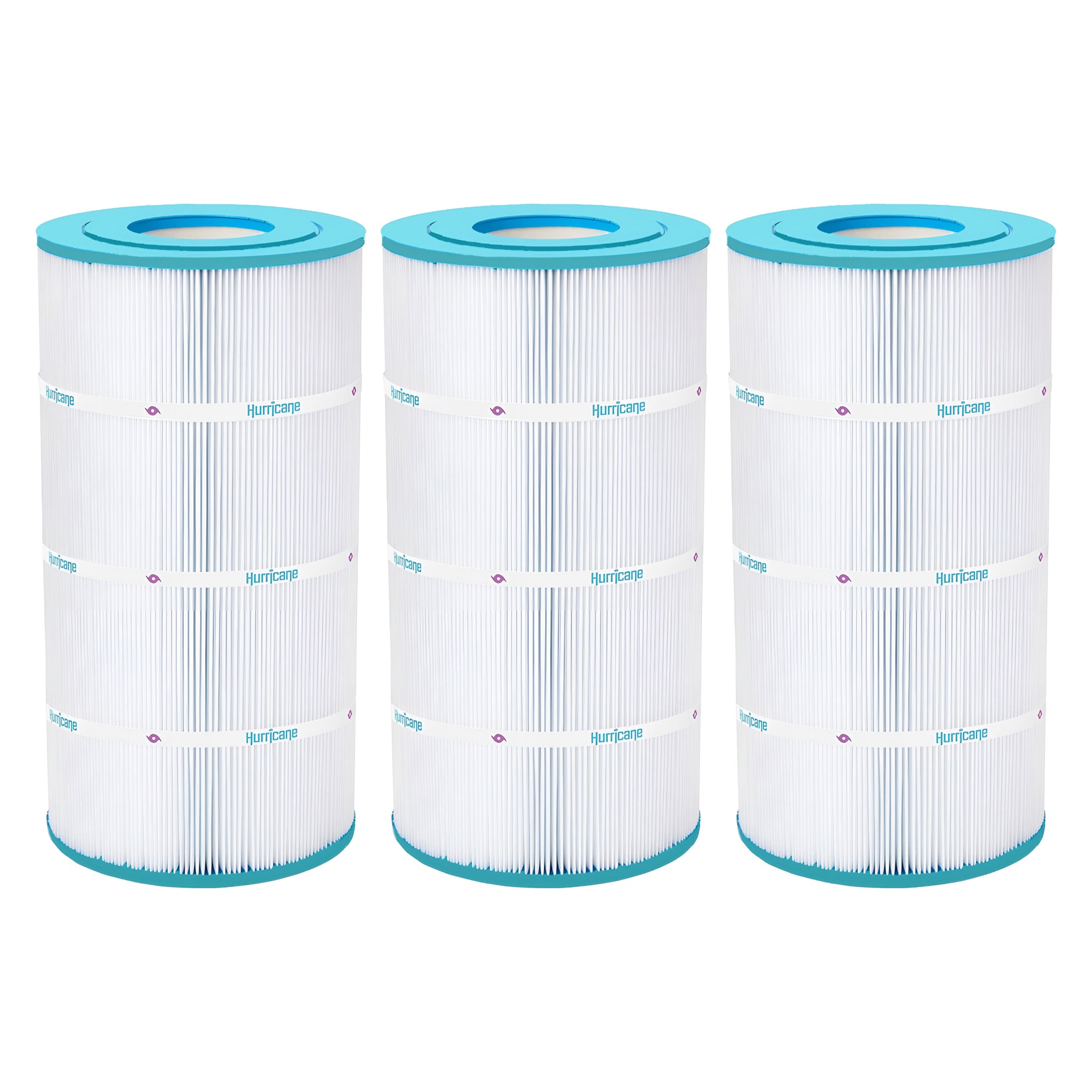 Hurricane Replacement Spa Filter Cartridge for PA90 and Unicel C-8409, 3 Pack - VMInnovations