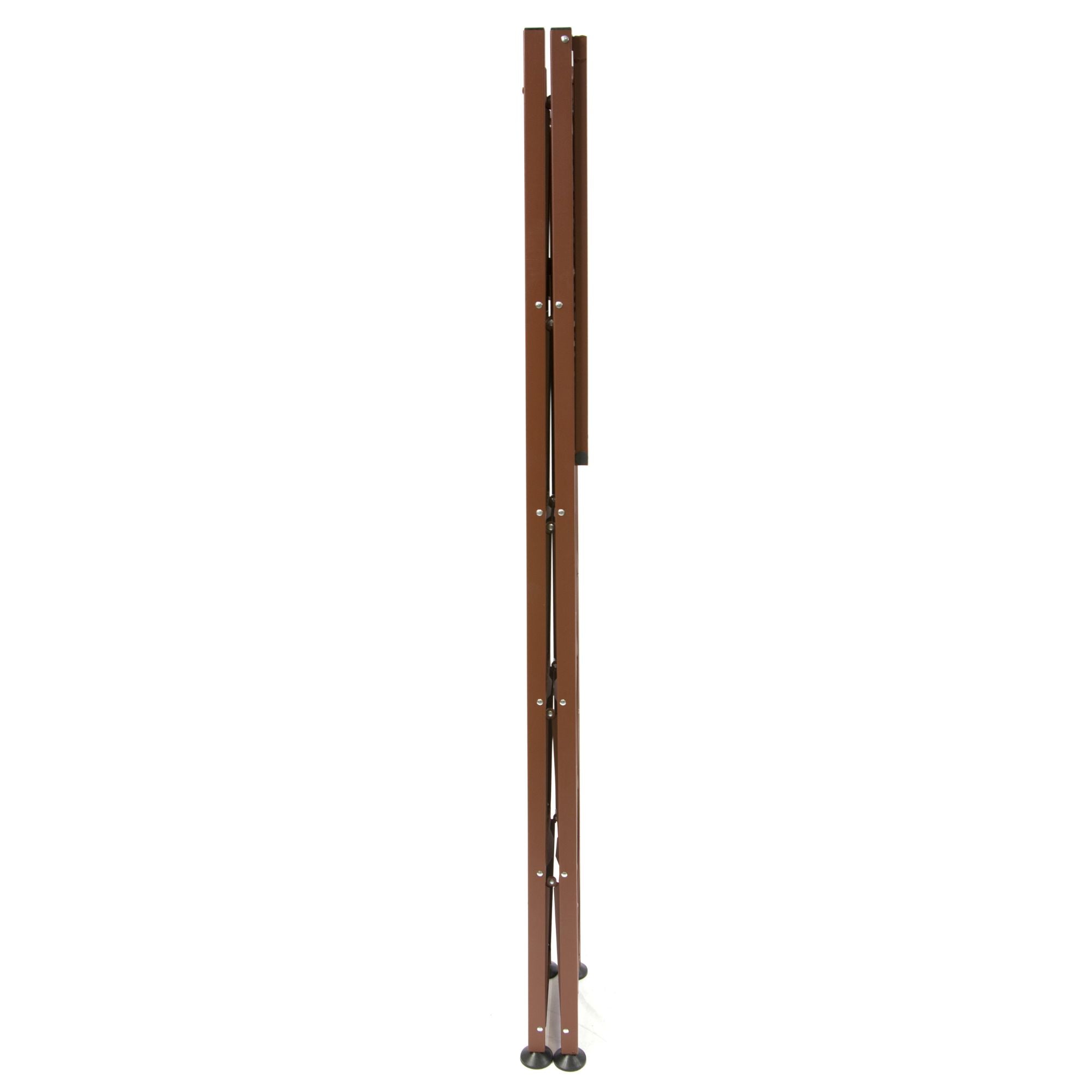 Origami RB Foldable 6 Tier Rack, Wheels Tall/Slim, Bronze, Certified Refurbished - VMInnovations