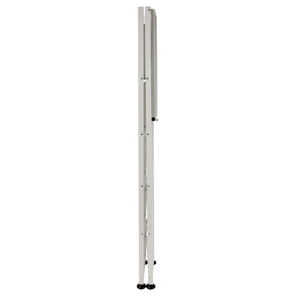 Origami RB Foldable 6 Tier Rack, Wheels, Tall/Slim, White, (Open Box) - VMInnovations