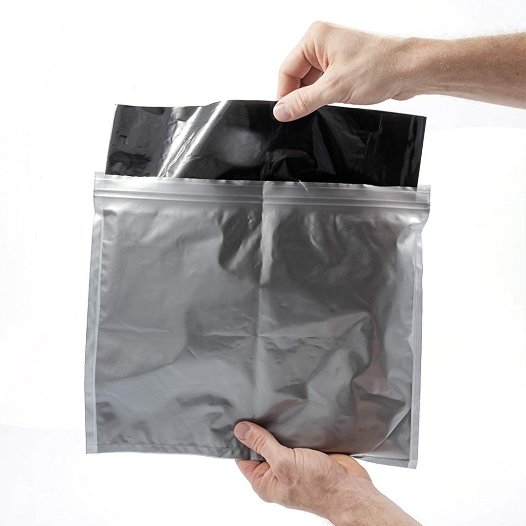 Camco 20 Pack Leak Proof Double Lined Camping Toilet Bucket Waste Bags, Black