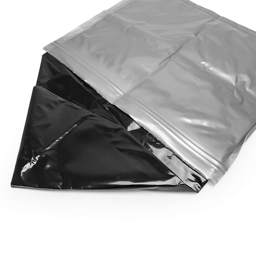 Camco 40 Pack Leak Proof Double Lined Camping Toilet Bucket Waste Bags, Black