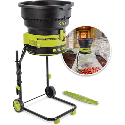 Sun Joe 15 Amp Bladeless 8,000 RPM Electric Leaf Mulcher and Shredder, (Used) - VMInnovations