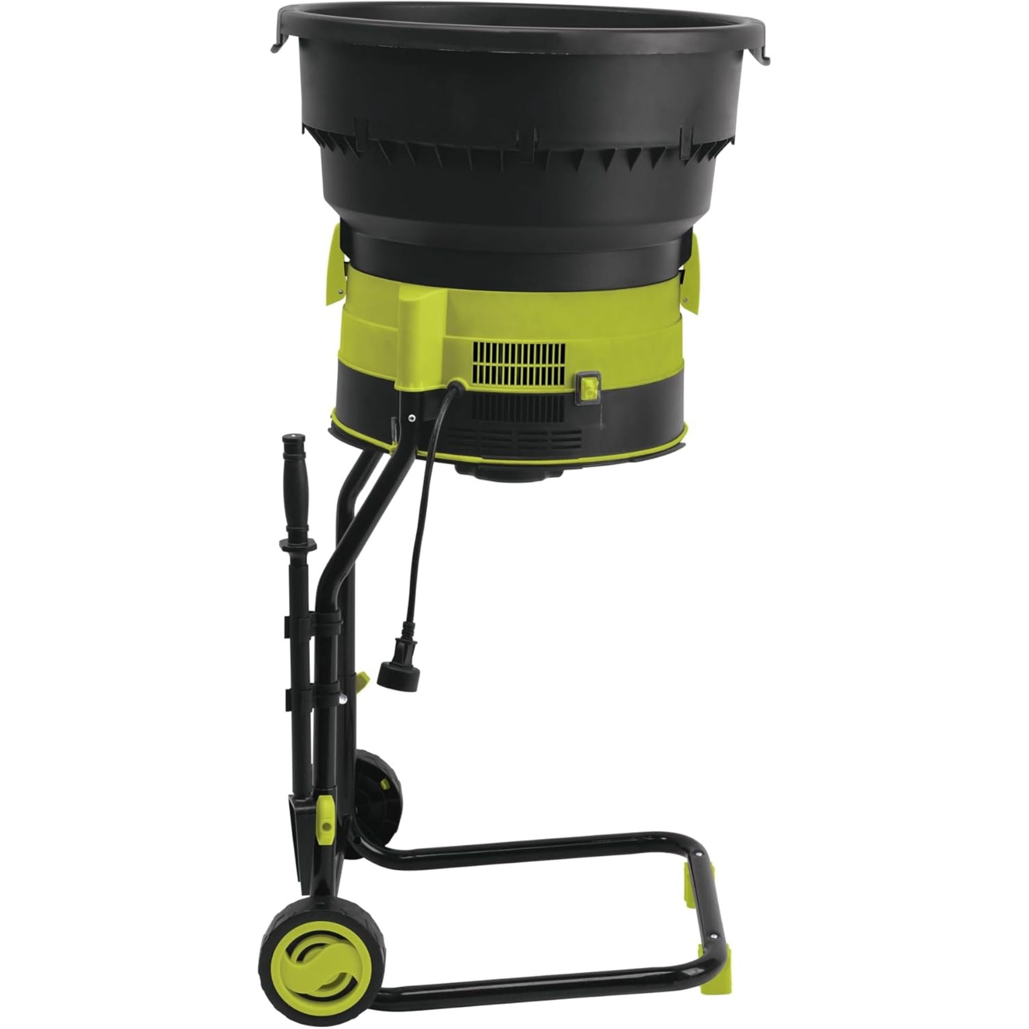 Sun Joe 15-Amp Bladeless 8,000 RPM Electric Leaf Mulcher, Black/Green (Open Box)