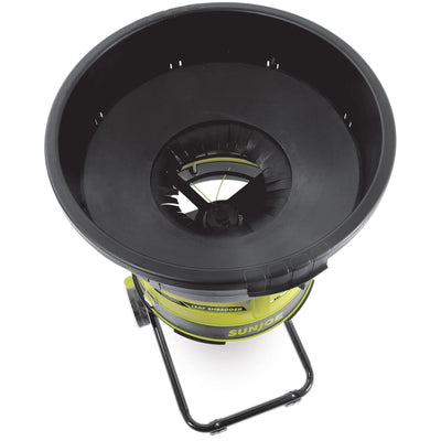 Sun Joe 15-Amp Bladeless 8,000 RPM Electric Leaf Mulcher, Black/Green (Open Box)
