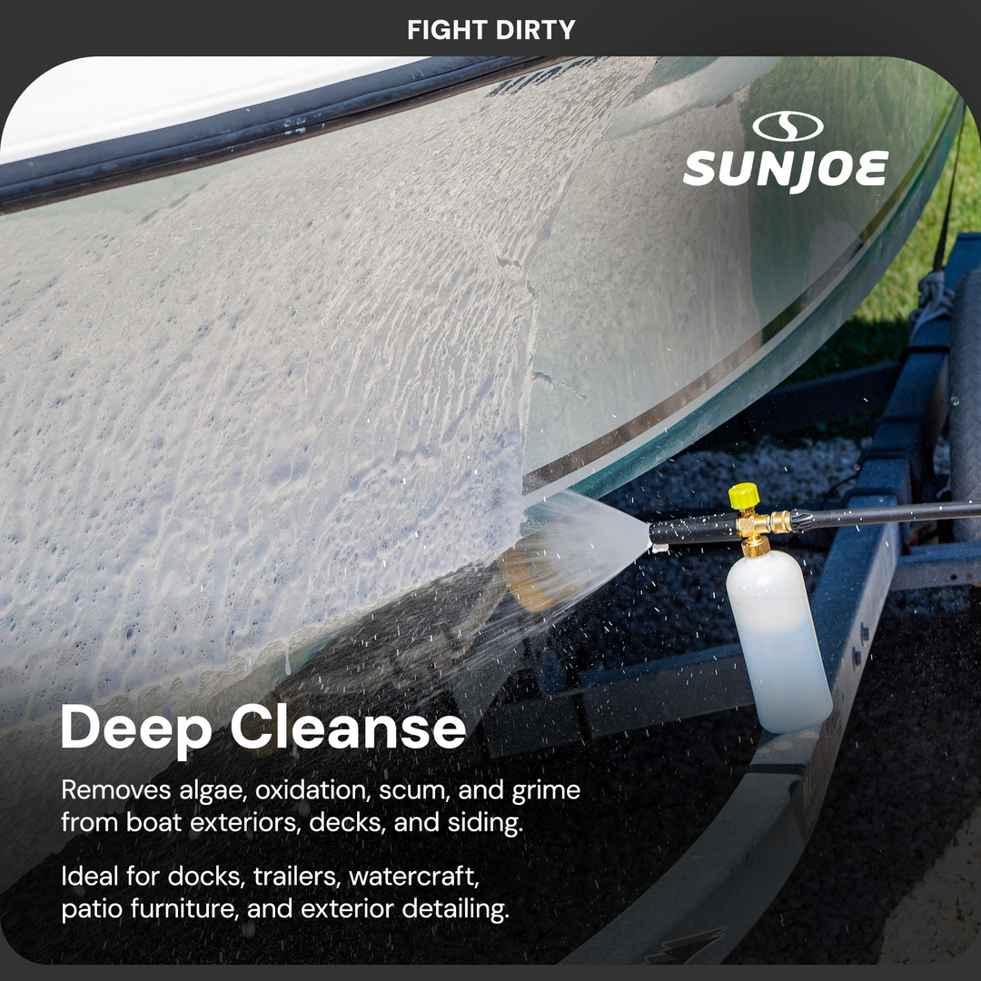 Sun Joe All Purpose Boat Wash Pressure Washer Cleaner Concentrate, 1 Gal, APBW1G