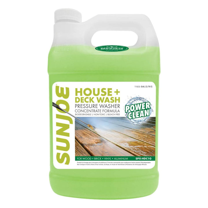 Sun Joe Electric Pressure Washer & All-Purpose House Deck Cleaning Concentrate