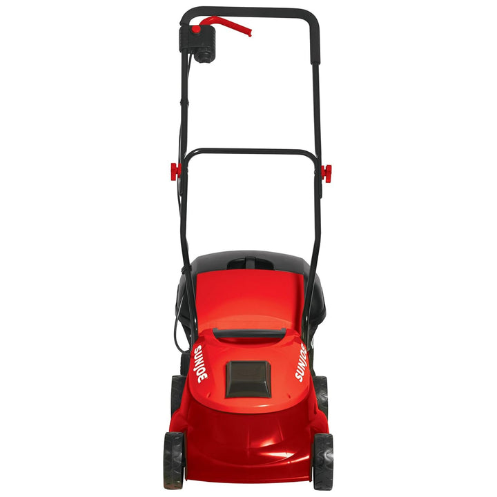 Sun Joe Cordless Lawn Mower, 28V, 14", 10.6 Gal Detachable Bag (Open Box) - VMInnovations