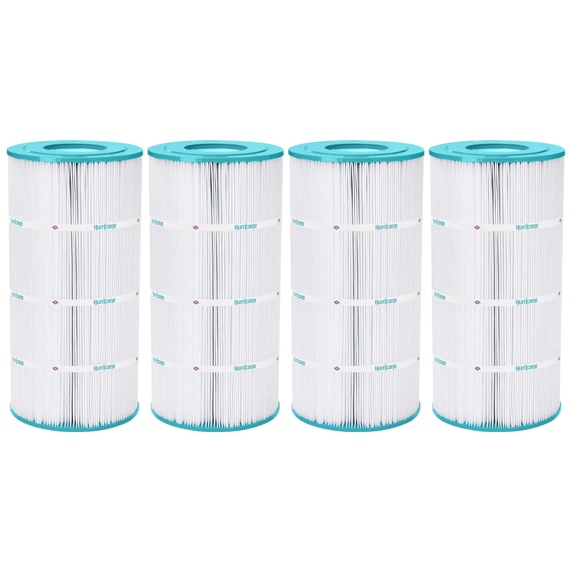 Hurricane Replacement Spa Filter Cartridge for PRB25 and Unicel C-4326, 4 Pack - VMInnovations