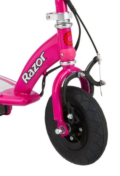 Razor E100 Kids Motorized 24 Volt Electric Powered Ride On Scooter with Helmet