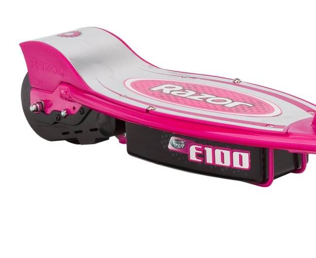 Razor E100 Kids Motorized 24 Volt Electric Powered Ride On Scooter with Helmet