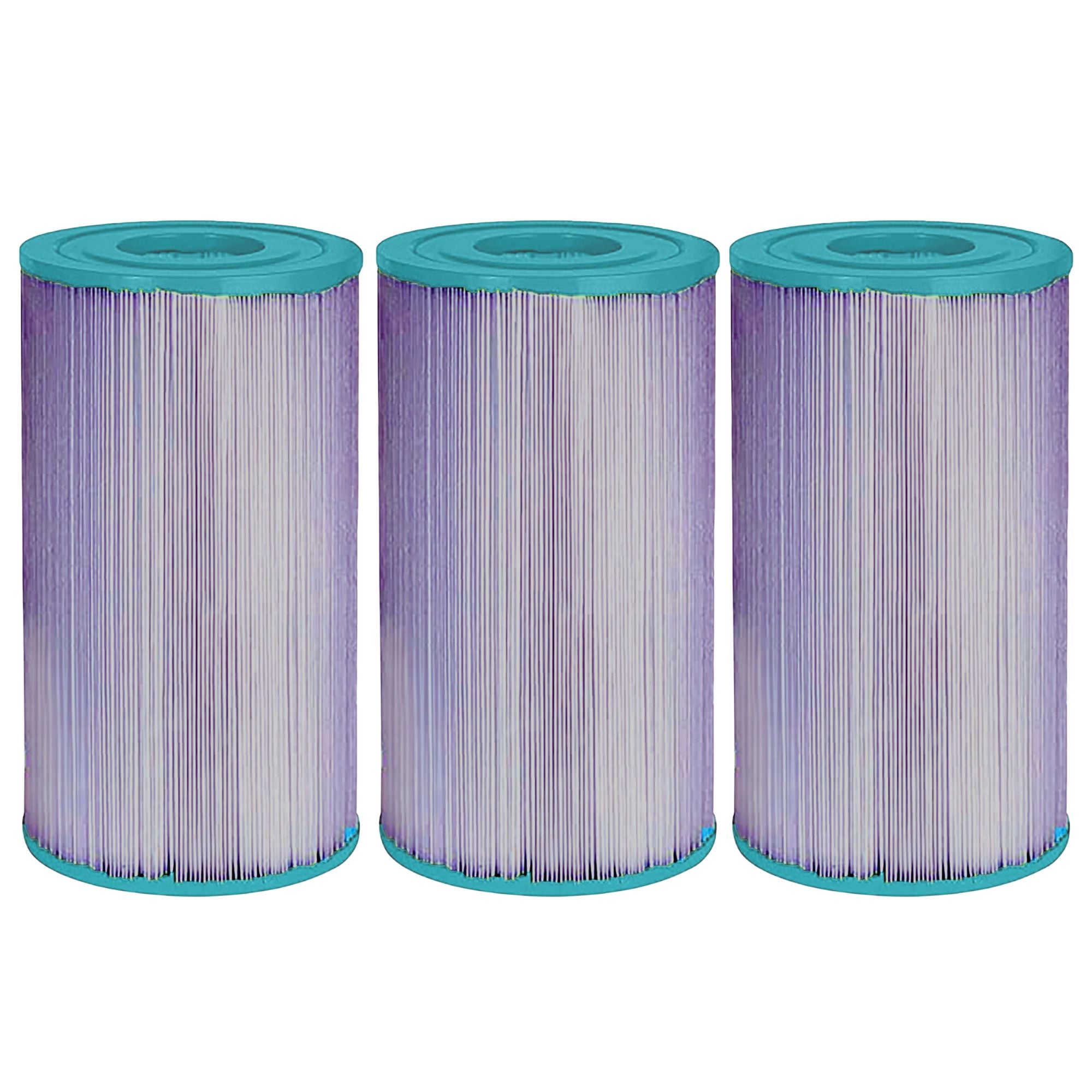 Hurricane Filters HF4335-01P Platinum Purple Spa Filter Cartridge Replacement (3 Pack)
