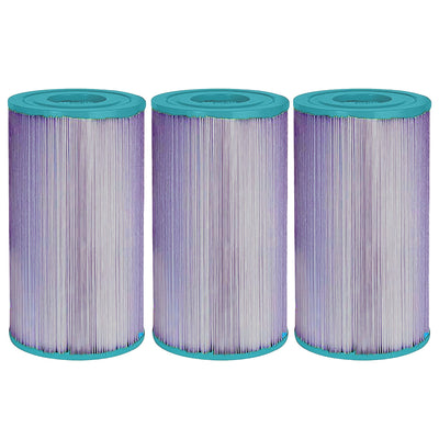 Hurricane Filters HF4335-01P Platinum Purple Spa Filter Cartridge Replacement (3 Pack)