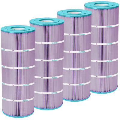 Hurricane Filters HF8412-01P Platinum Purple Spa Filter Cartridge Replacement (4 Pack)