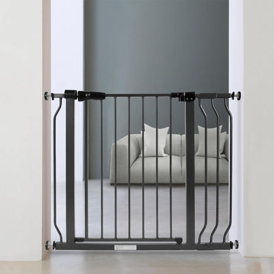 BalanceFrom Walk Thru Safety Gate, Baby & Pet, Doorways, 30”, Graphite(Open Box)