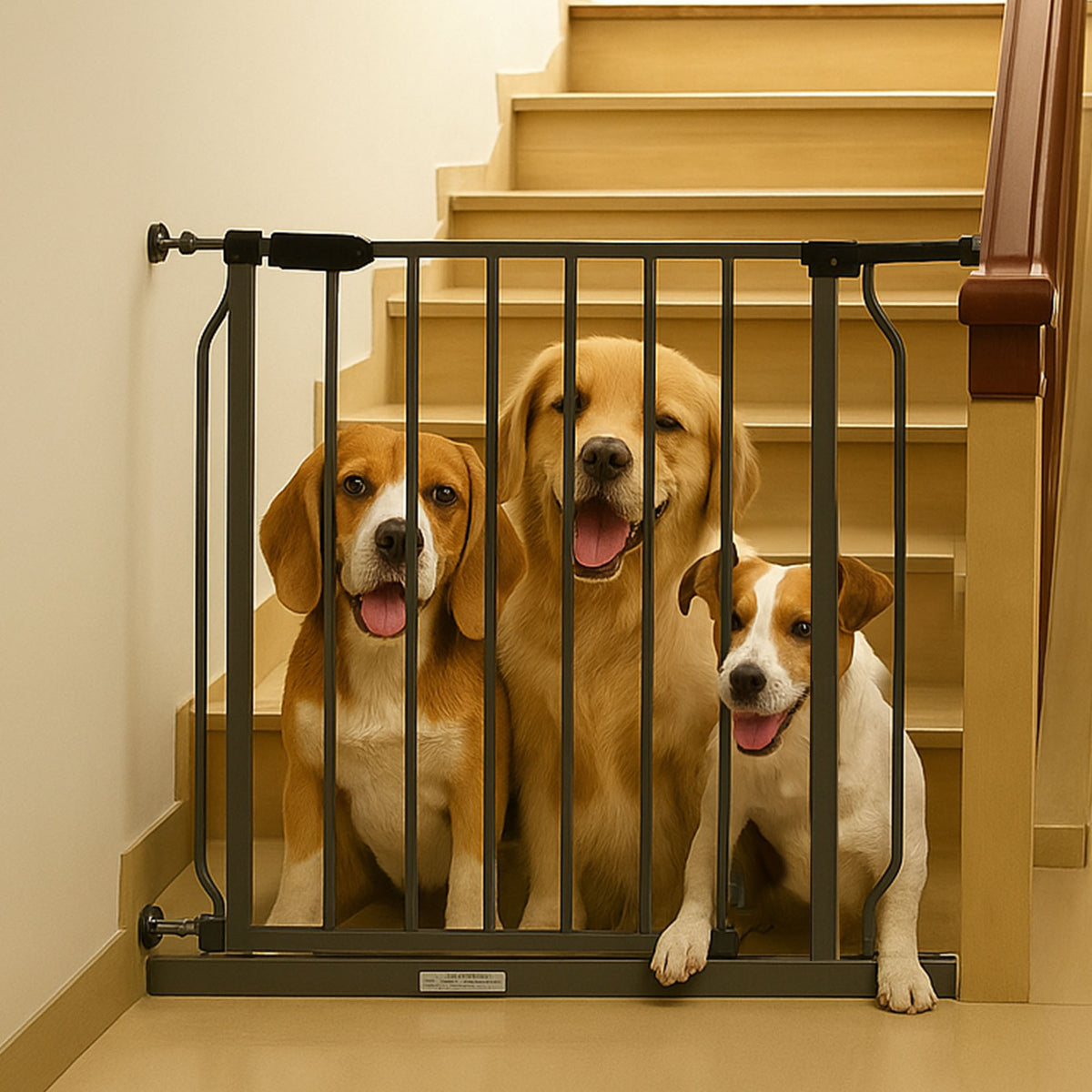 BalanceFrom Walk Thru Safety Gate, Baby & Pet, Doorways, 30”, Graphite(Open Box)