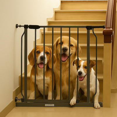BalanceFrom Walk Thru Safety Gate, Baby & Pet, Doorways, 30”, Graphite(Open Box)