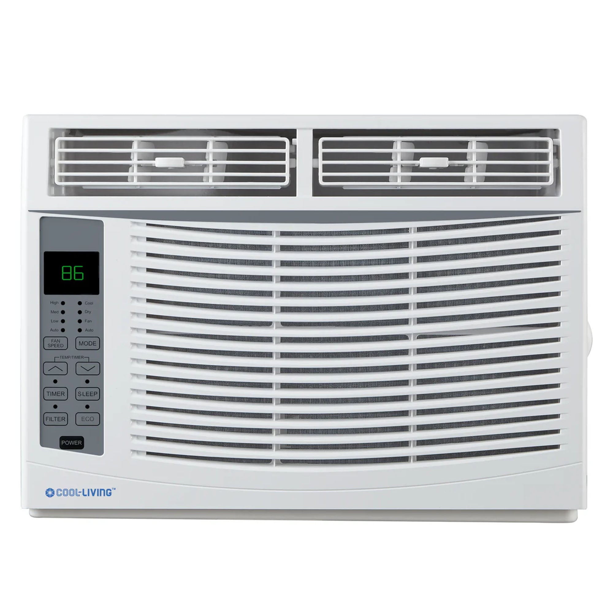 Cool-Living 6,000 BTU Window Mount Room Air Conditioner with Installation Kit - VMInnovations