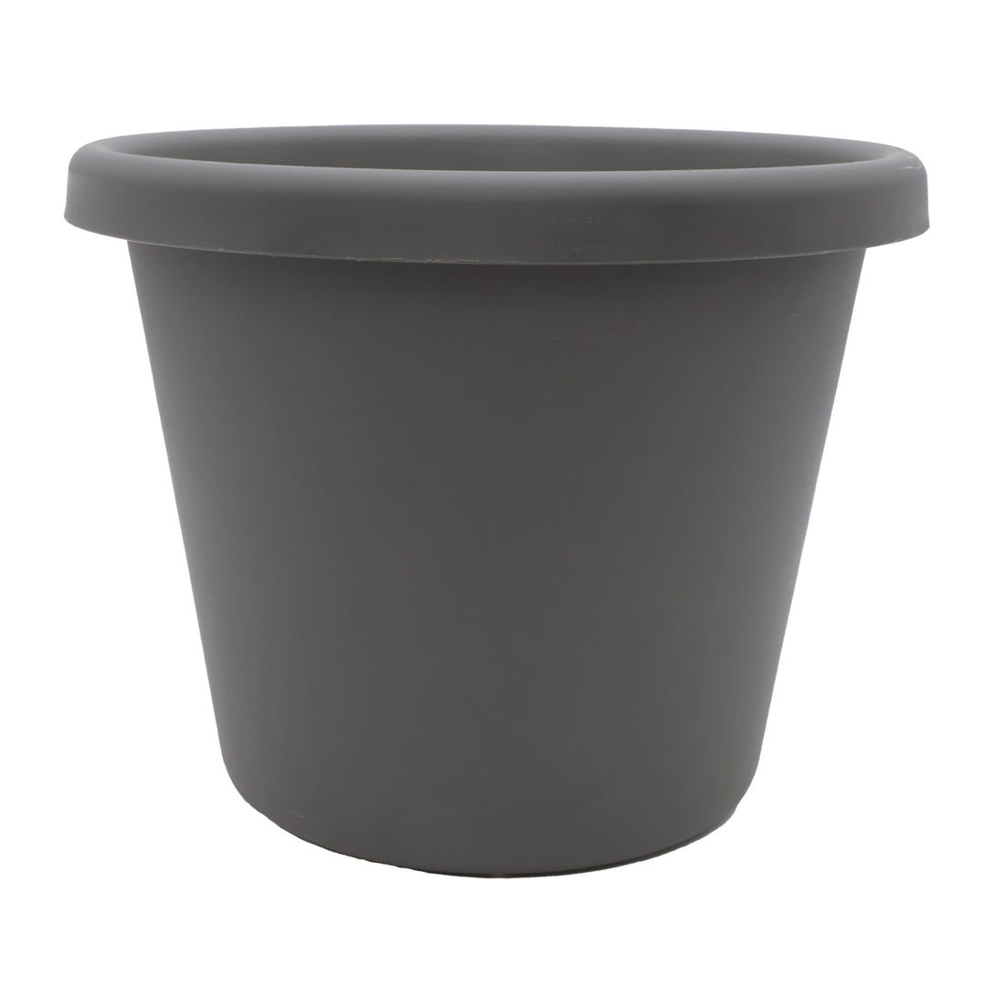 The HC Companies 15.5 Inch Round Classic Planter, Plastic Plant Pot (Open Box) - VMInnovations