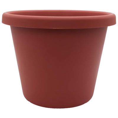 The HC Companies 17" Round Classic Planter, Plastic Plant Pot, Clay (Open Box) - VMInnovations