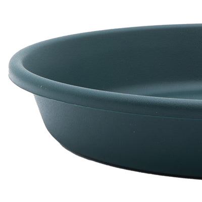 The HC Companies Classic 14" Round Plastic Plant Pot Saucer Drip Tray, Seafoam - VMInnovations