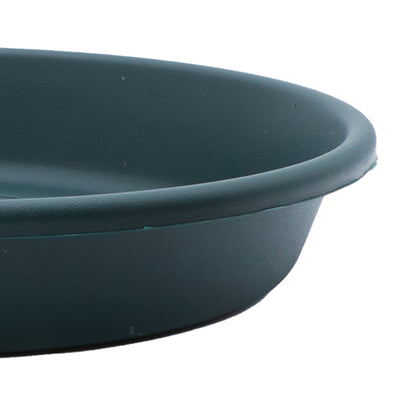 The HC Companies Classic 14" Round Plastic Plant Pot Saucer Drip Tray, Seafoam - VMInnovations
