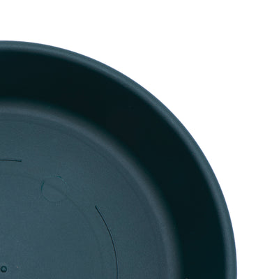 The HC Companies Classic 14" Round Plastic Plant Pot Saucer Drip Tray, Seafoam - VMInnovations