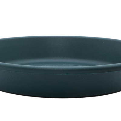 The HC Companies Classic 14 Inch Round Plant Pot Saucer Drip Tray, Evergreen - VMInnovations