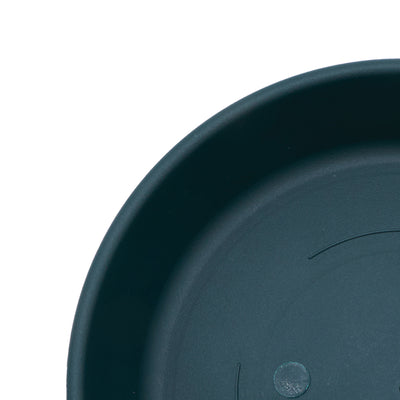 The HC Companies Classic 14 Inch Round Plant Pot Saucer Drip Tray, Evergreen - VMInnovations