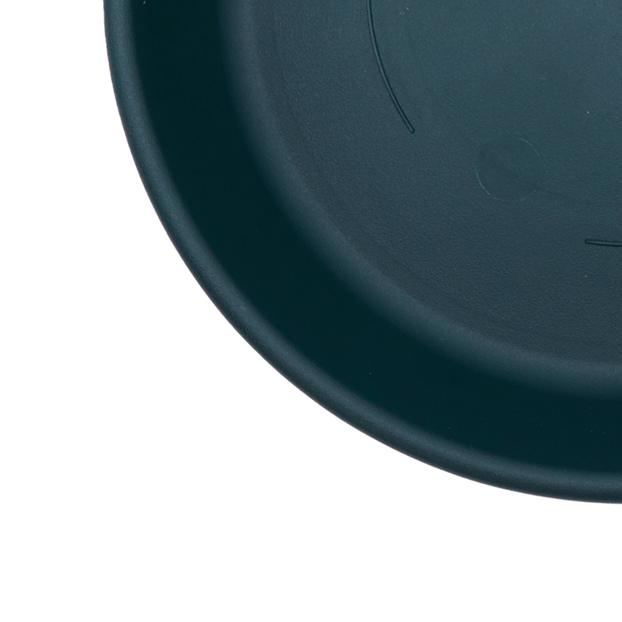 The HC Companies Classic 14 Inch Round Plant Pot Saucer Drip Tray, Evergreen - VMInnovations