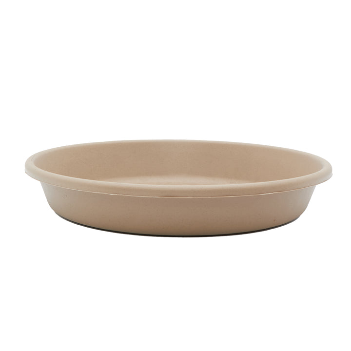 The HC Companies 16" Round Plant Pot Saucer Drip Tray, Sandstone (Open Box)
