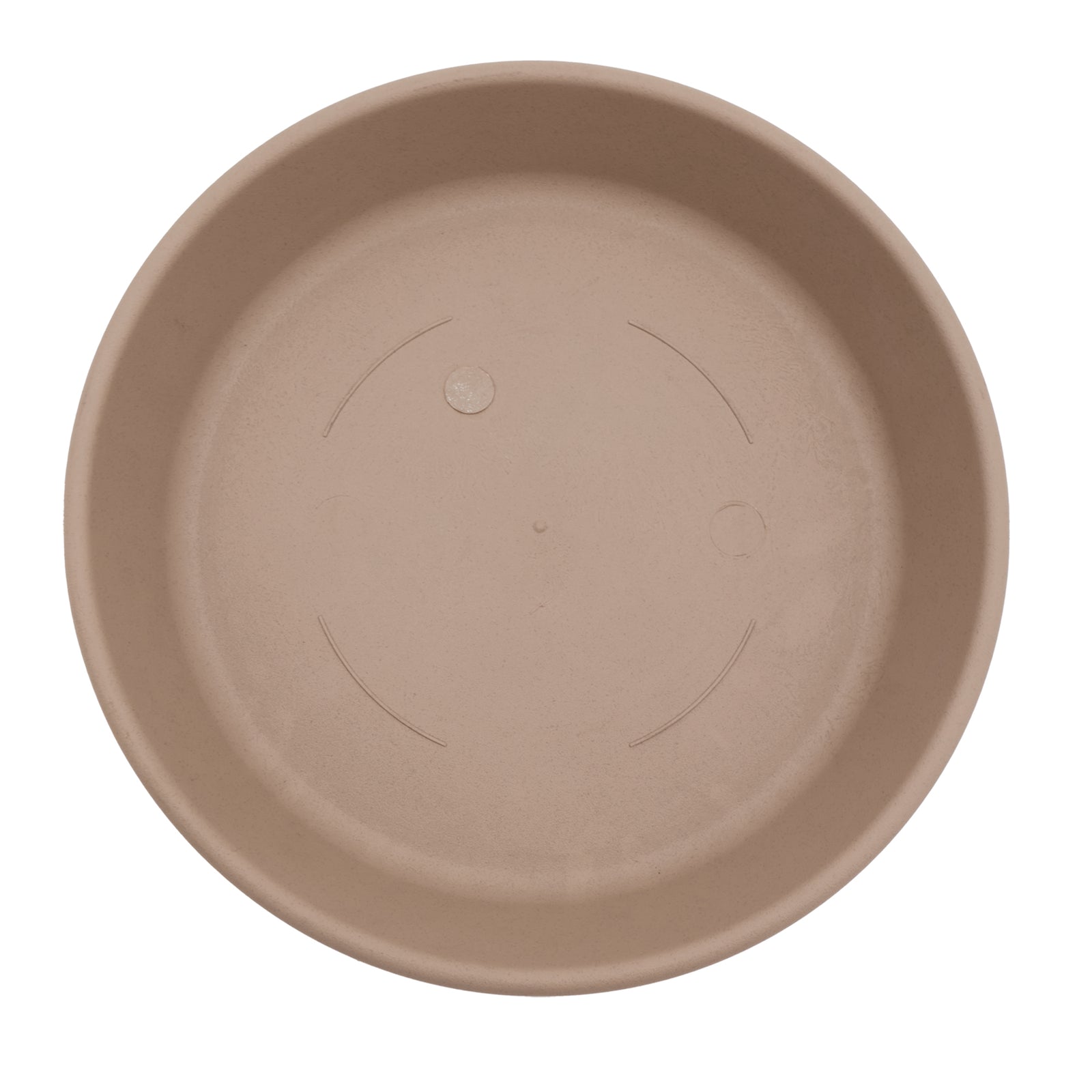 The HC Companies Classic 16 Inch Round Plant Pot Saucer Drip Tray, Sandstone - VMInnovations