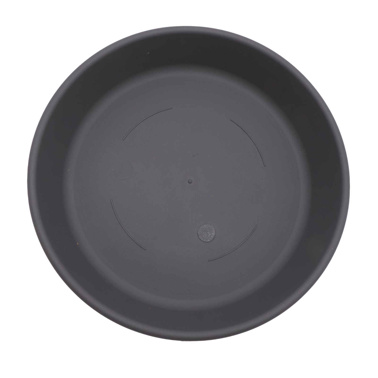 The HC Companies Classic 17.5 Inch Round Plant Pot Saucer Drip Tray, Warm Grey - VMInnovations