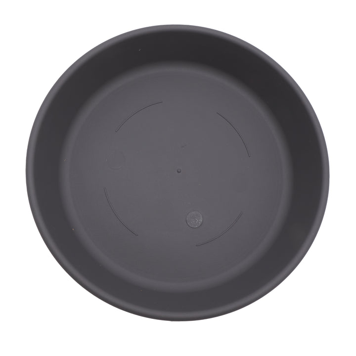 The HC Companies Classic 17.5" Plant Pot Saucer Drip Tray, Warm Grey (Open Box)
