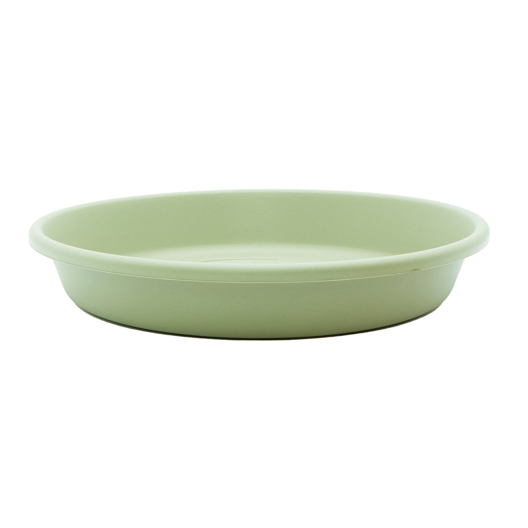 The HC Companies Classic 17.5 Inch Round Plant Pot Saucer Drip Tray, Seafoam