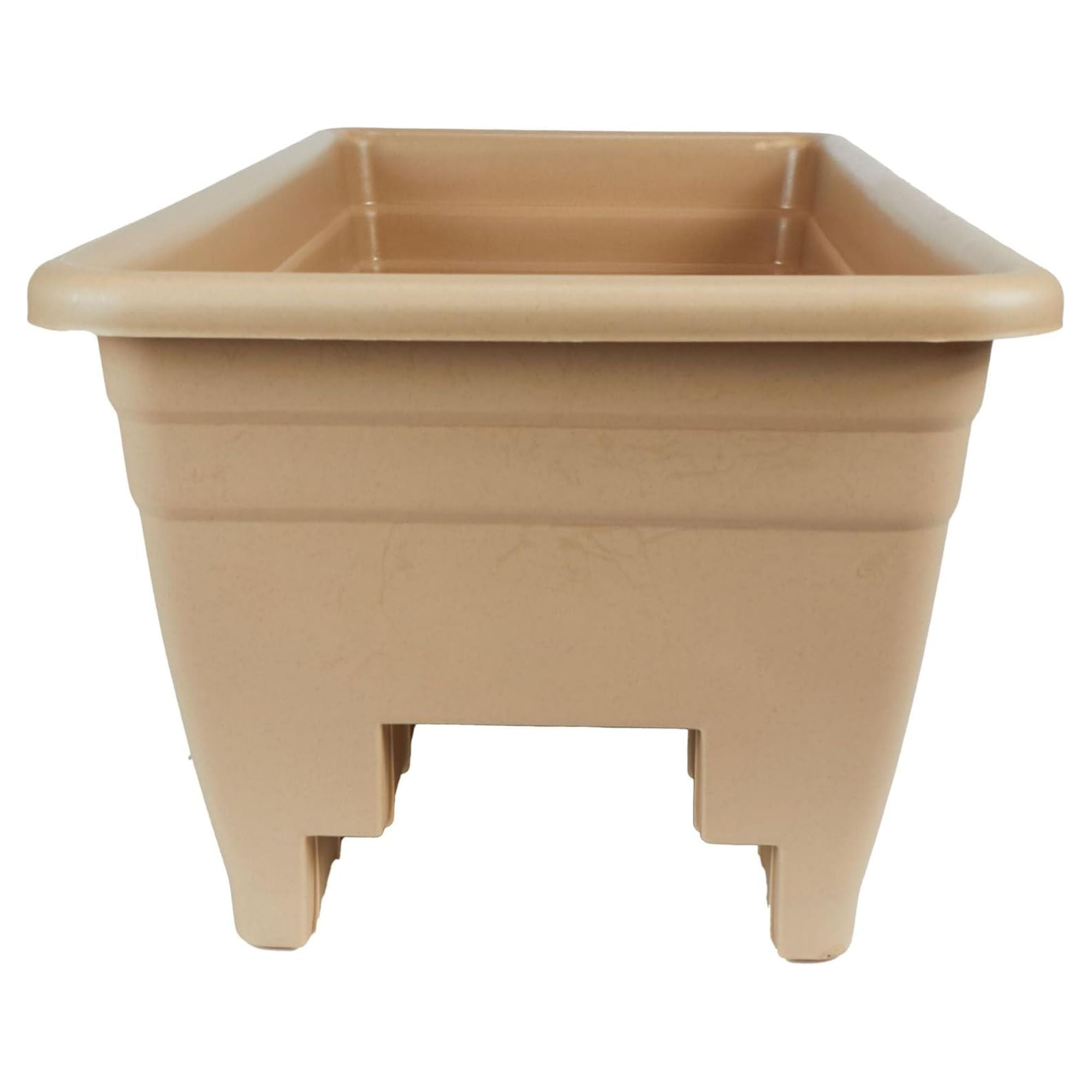 The HC Companies Railing Planter Box with Removable Drain Plugs, 24", (Open Box) - VMInnovations