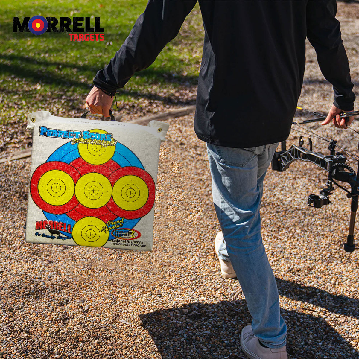Morrell Perfect Score Youth Archery Target, Field Point Practice Bag (Open Box) - VMInnovations