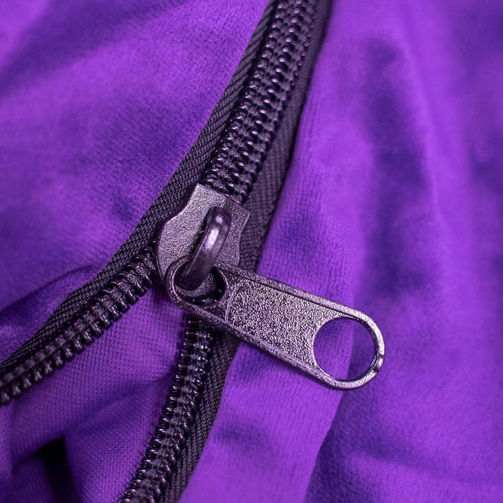 Ultimate Sack Kids Bean Bag Chair, Oversized Indoor Comfy Lounger, Purple Suede
