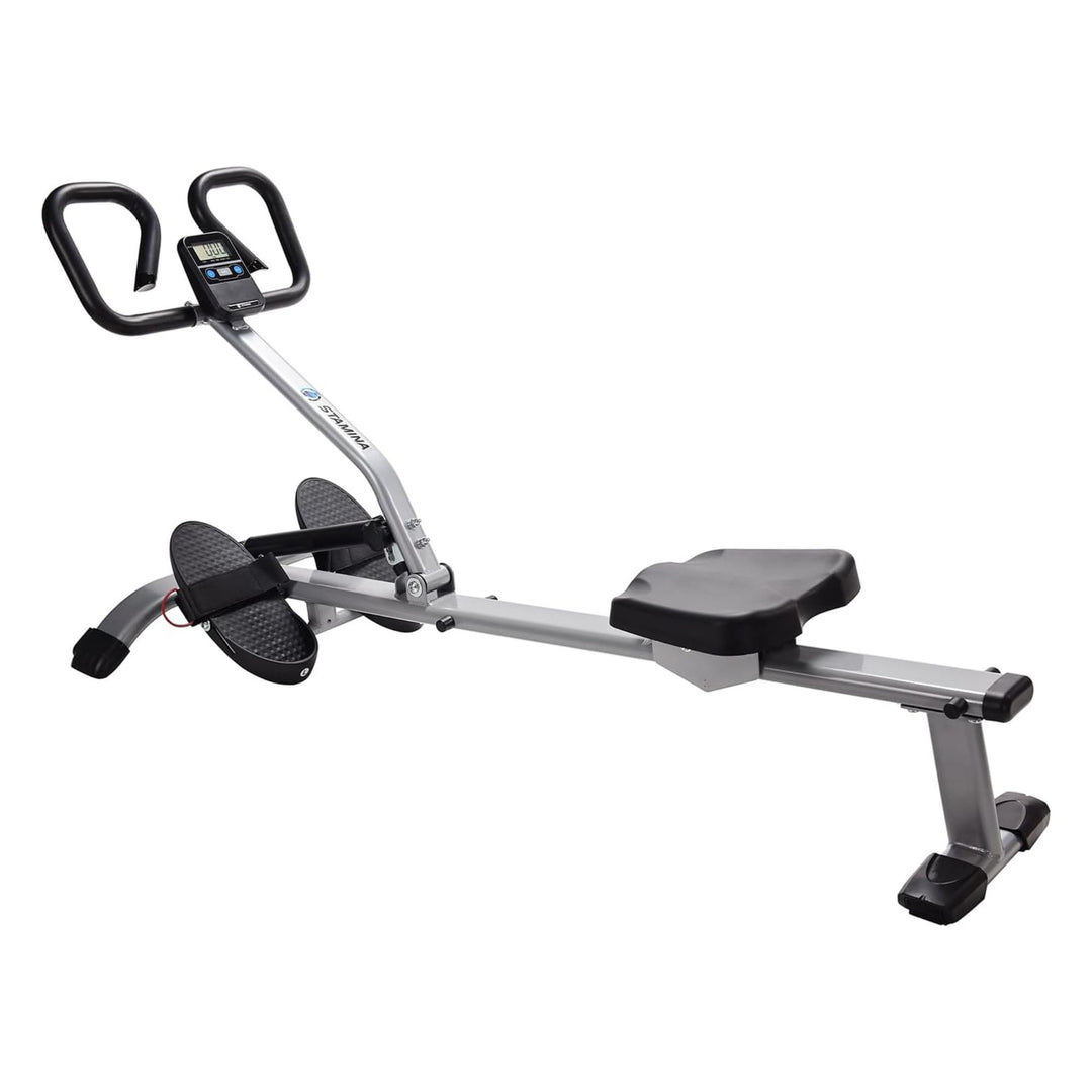 Stamina Pro InMotion Rower, Full Body Cardio Exercise Fitness Machine (Open Box)
