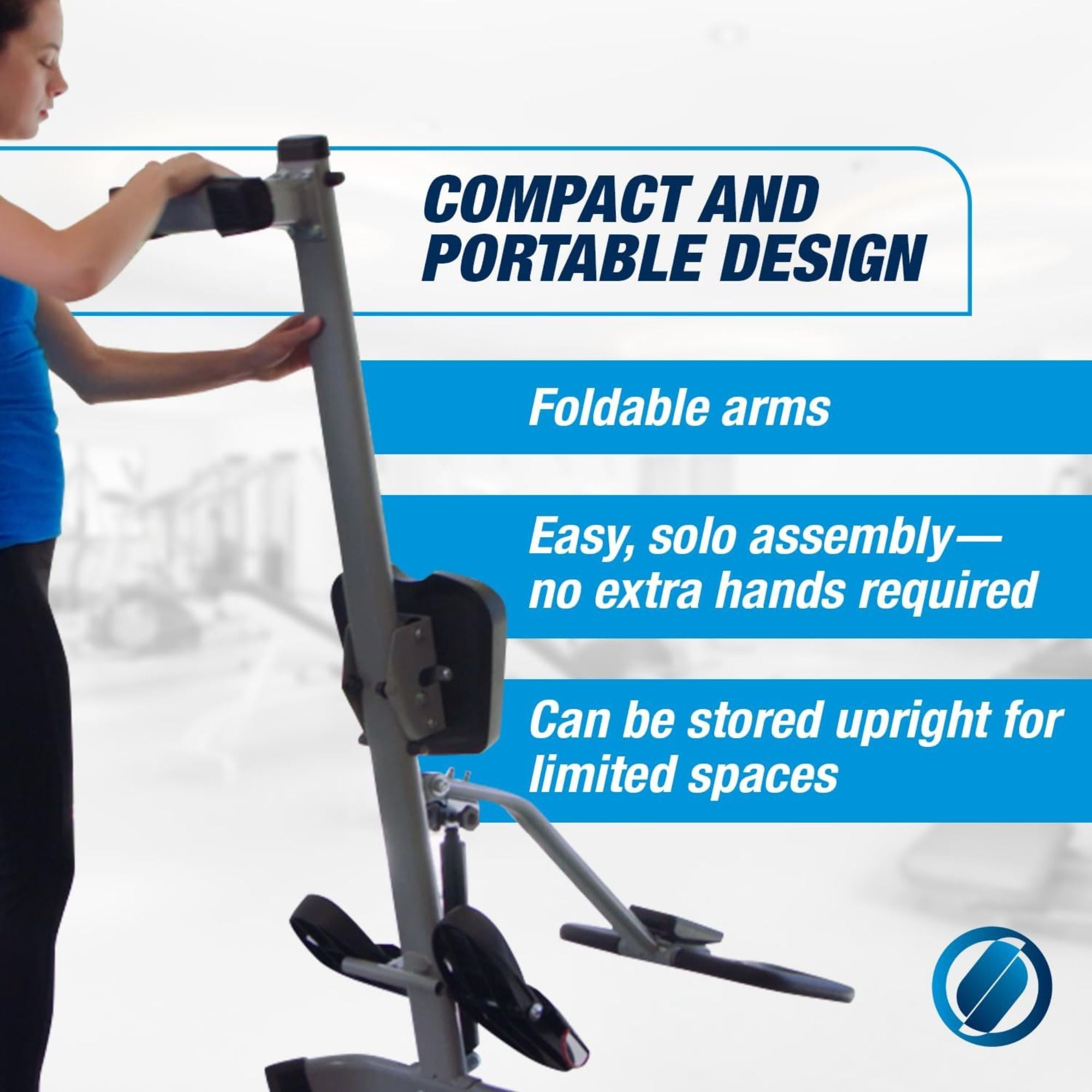Stamina Pro InMotion Rower, Full Body Cardio Exercise Home Gym Fitness Machine - VMInnovations