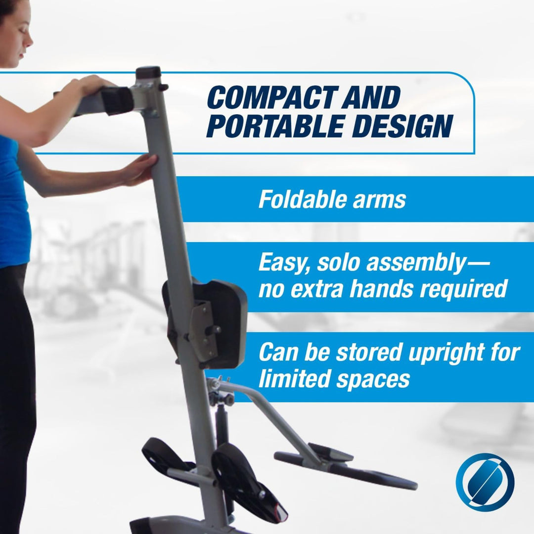 Stamina Pro InMotion Rower, Full Body Cardio Exercise Fitness Machine (Open Box)