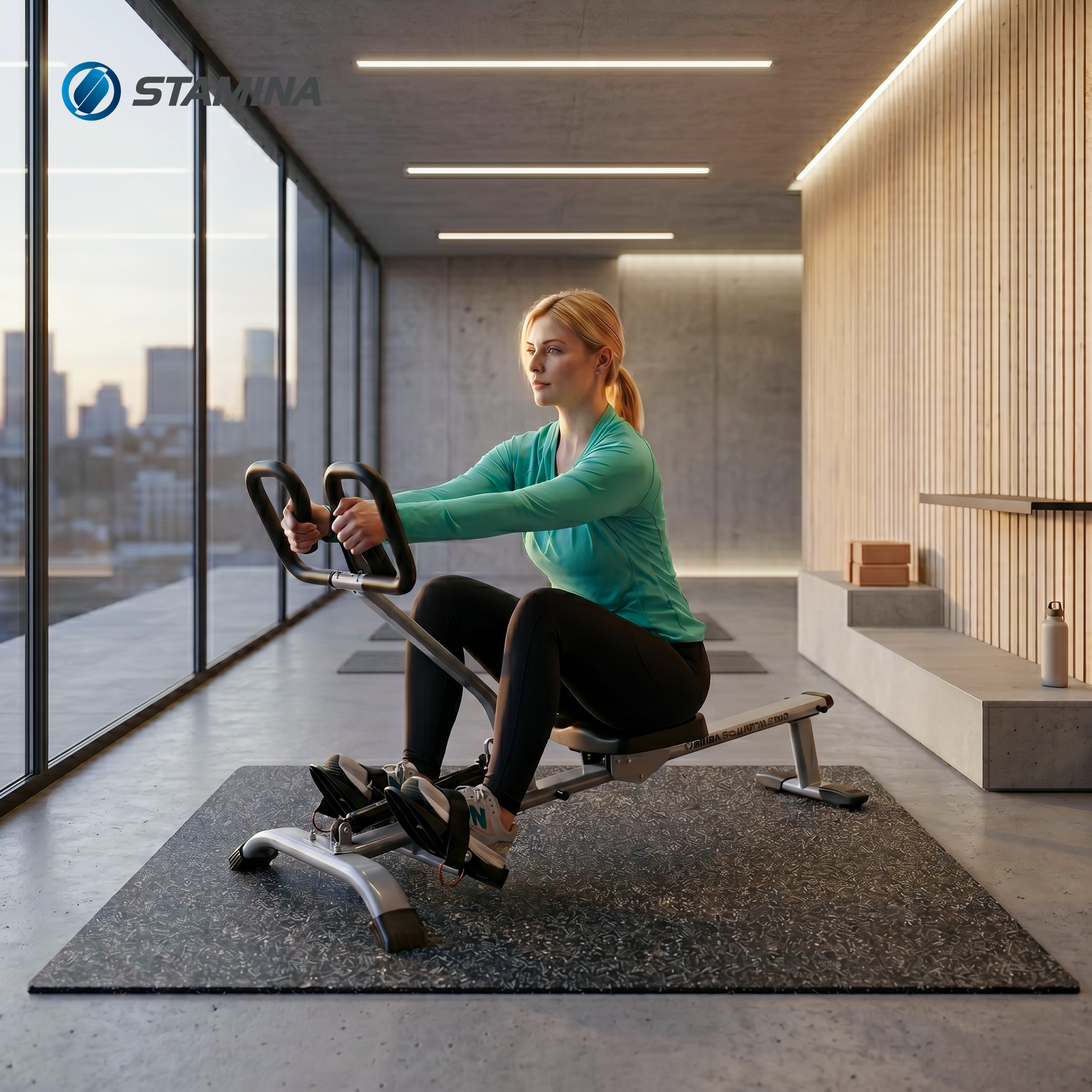 Stamina Pro InMotion Rower, Full Body Cardio Exercise Home Gym Fitness Machine - VMInnovations