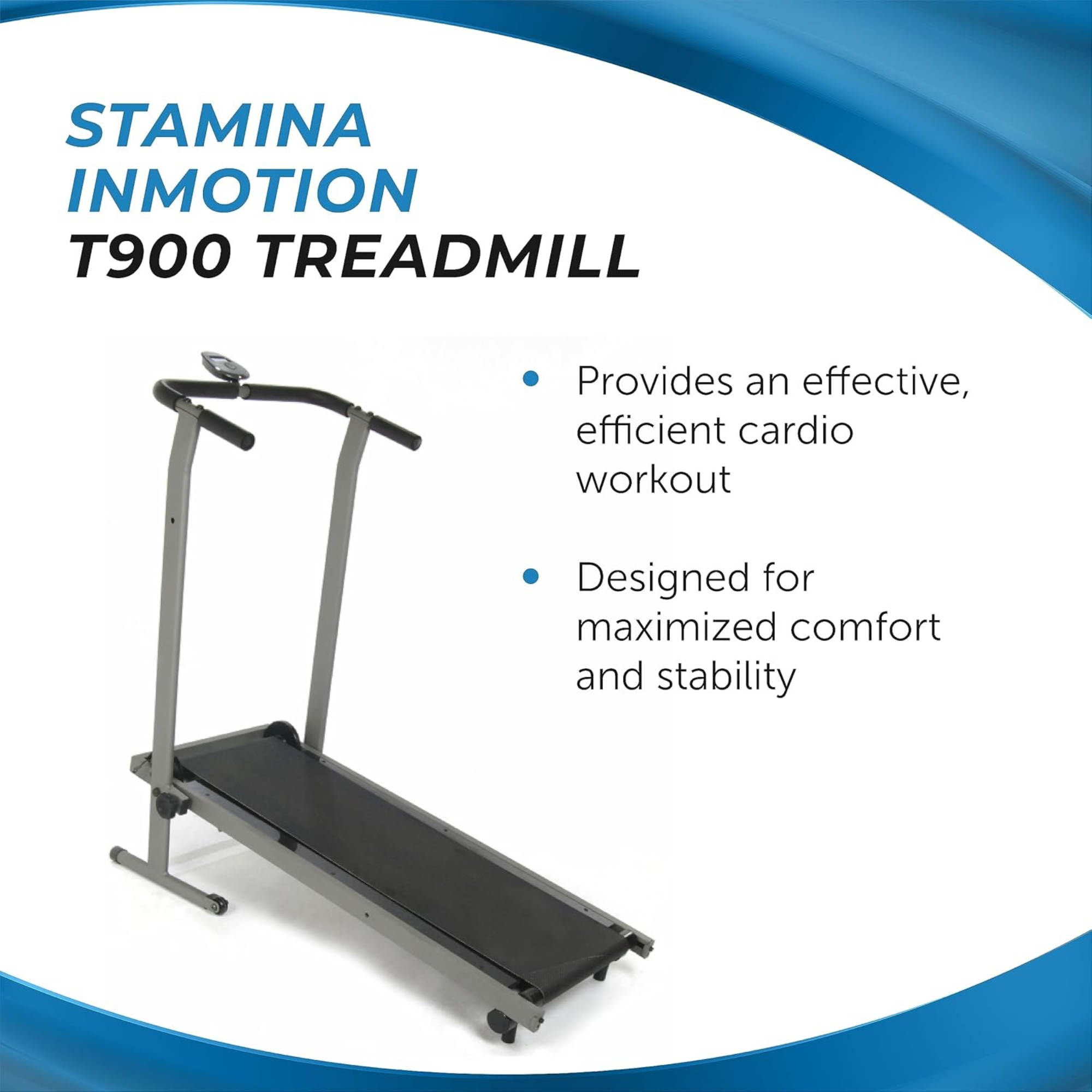 Stamina InMotion T900 Manual Treadmill Home Gym Cardio Foldable Machine (Used) - VMInnovations
