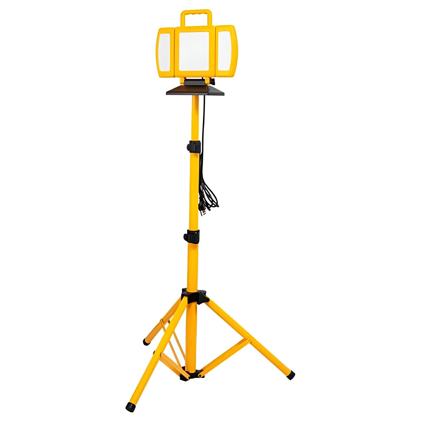 BRIGHTLIVING LED Tripod Work Light, Rechargeable Light Foldable Base, 7500 Lumen - VMInnovations